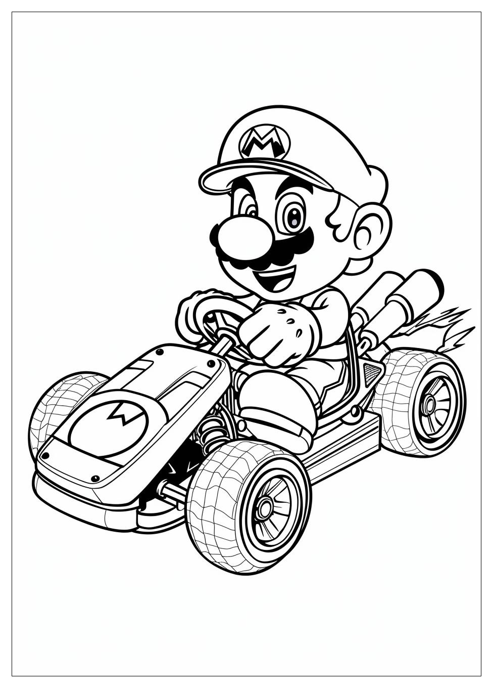 Mario Kart Coloring Pages-5