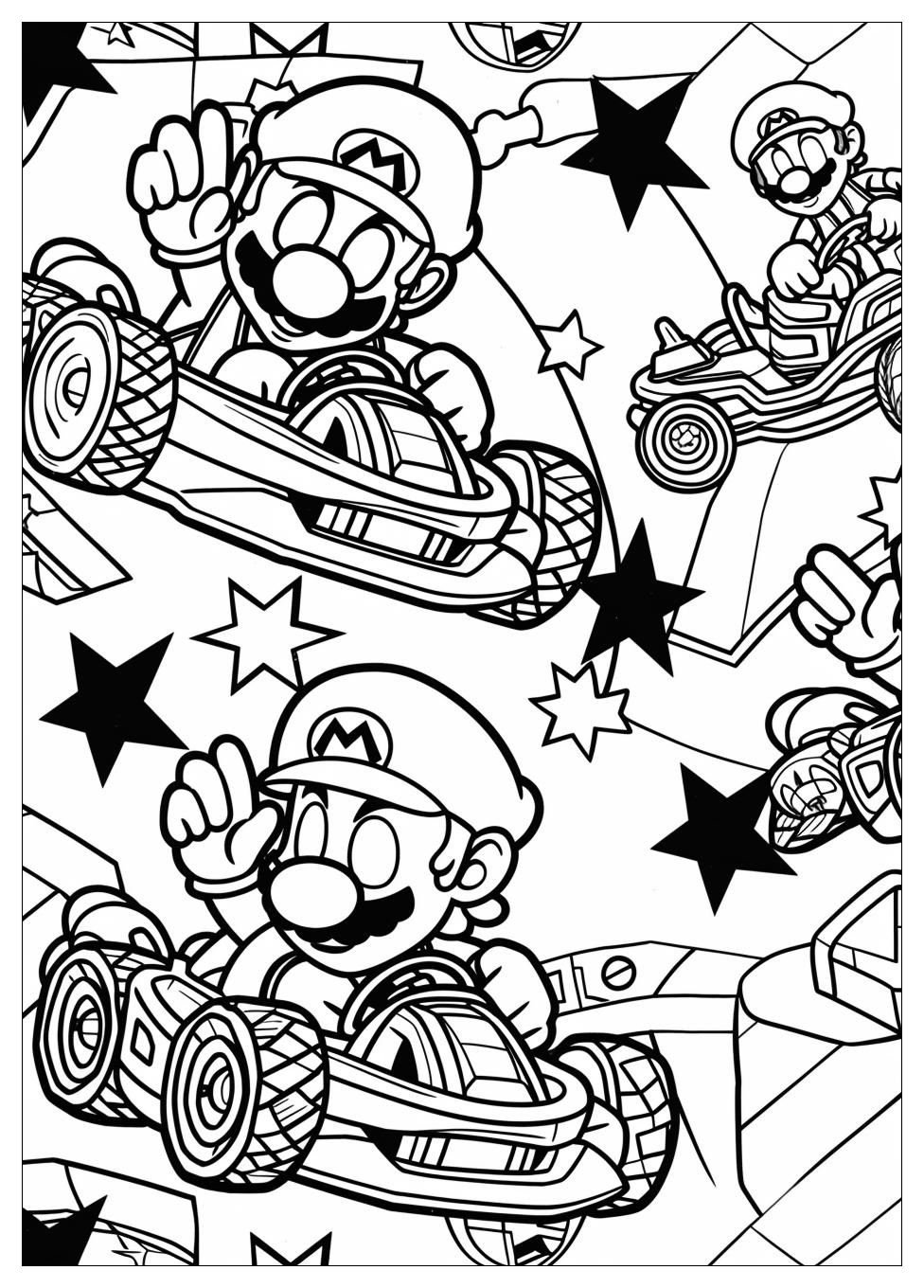 Mario Kart Coloring Pages-6