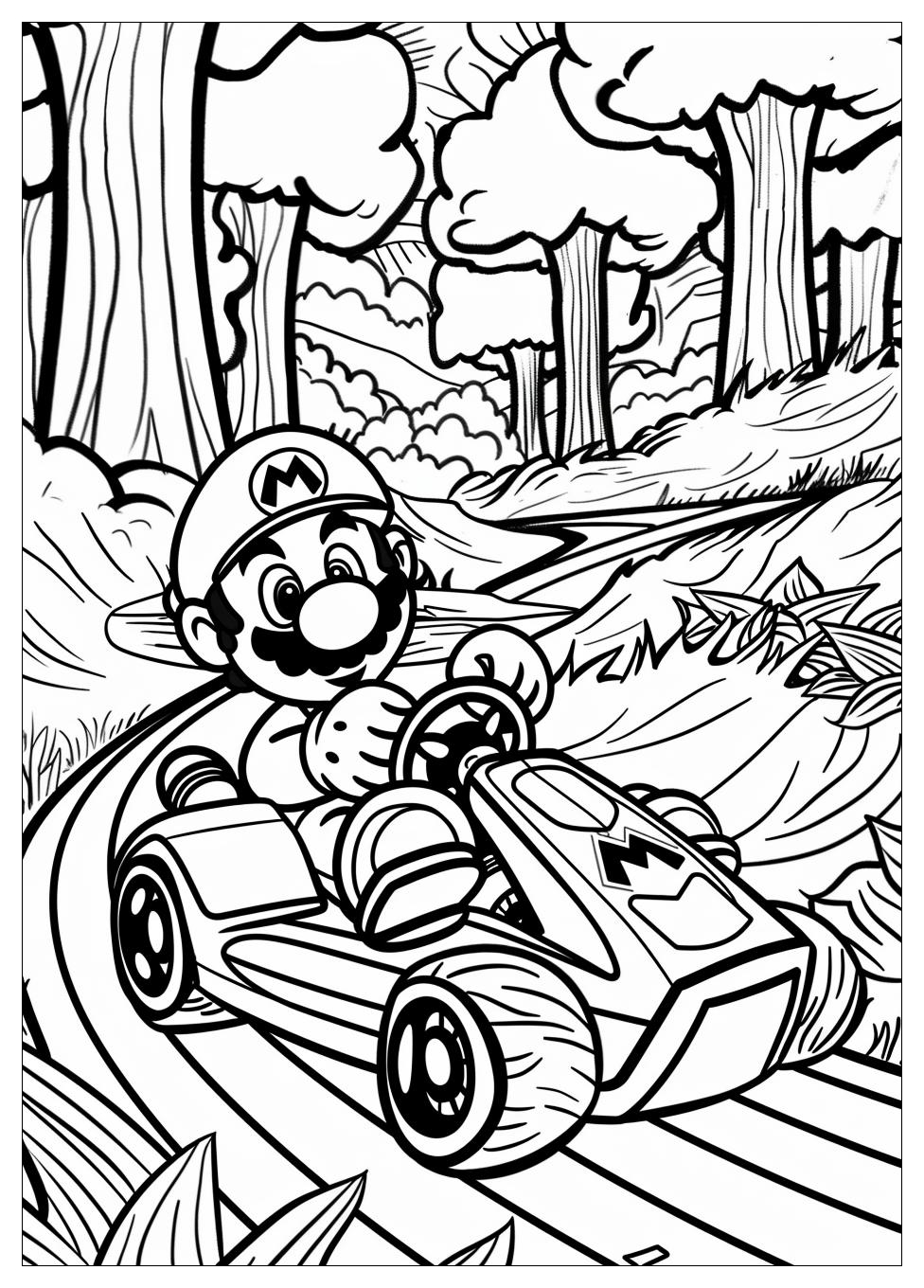 Mario Kart Coloring Pages-7