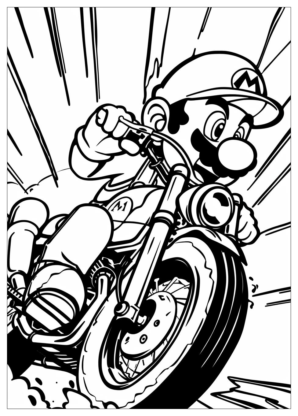 Mario Kart Coloring Pages-8