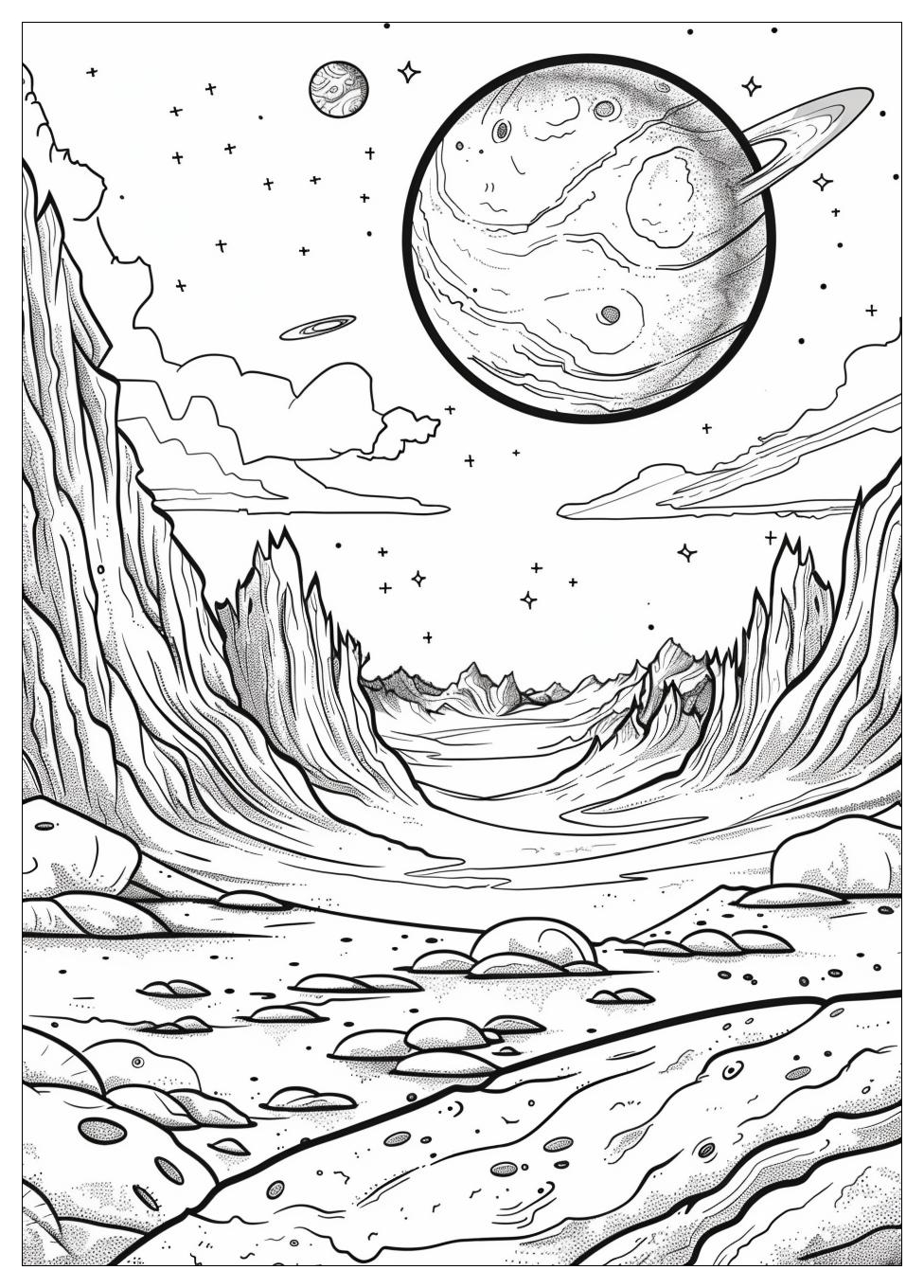 Mars Coloring Pages-1