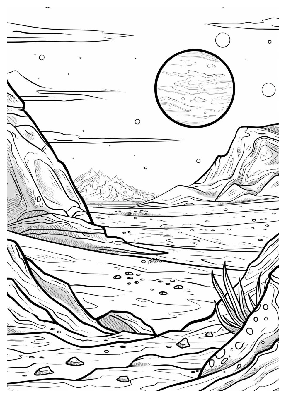 Mars Coloring Pages-12