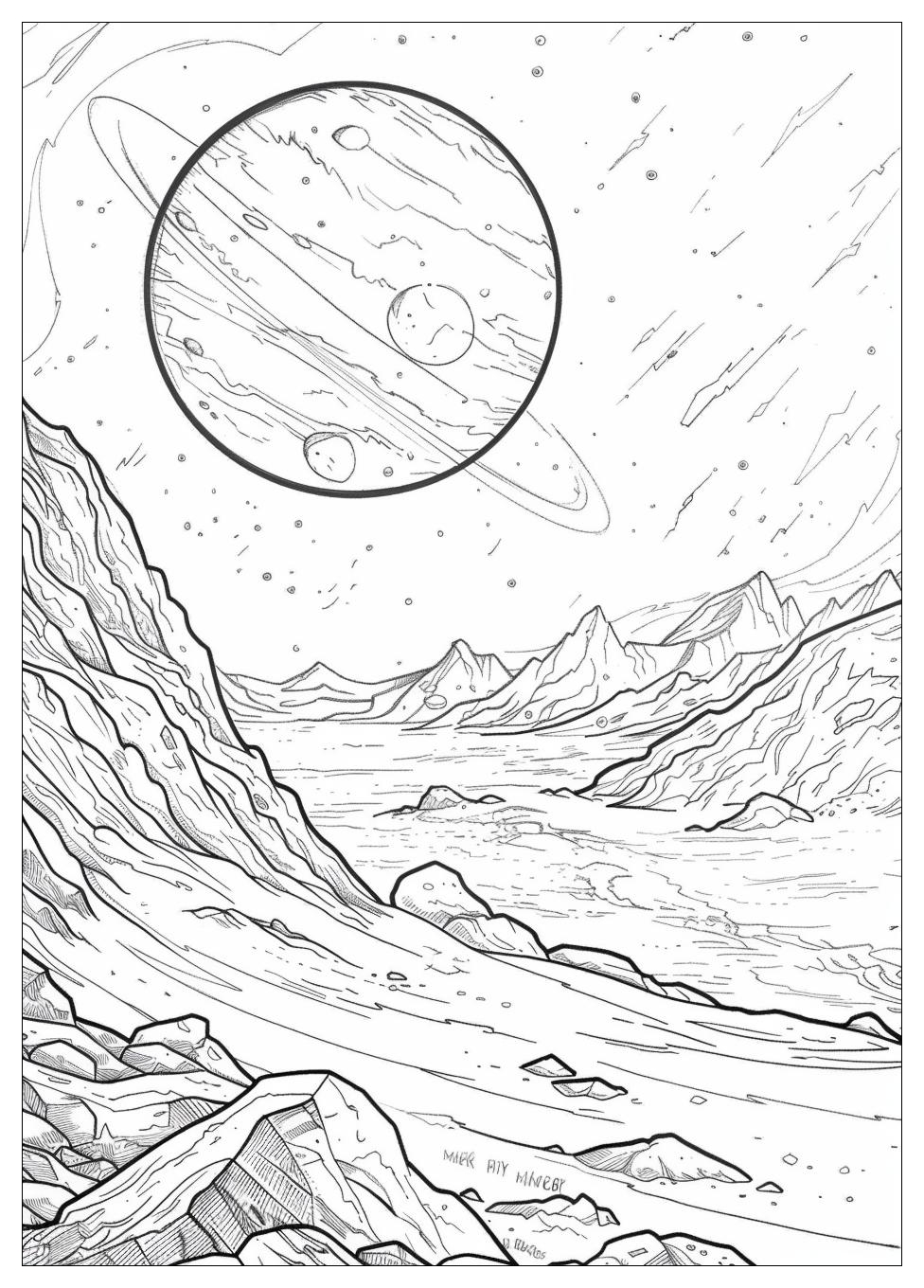 Mars Coloring Pages-2