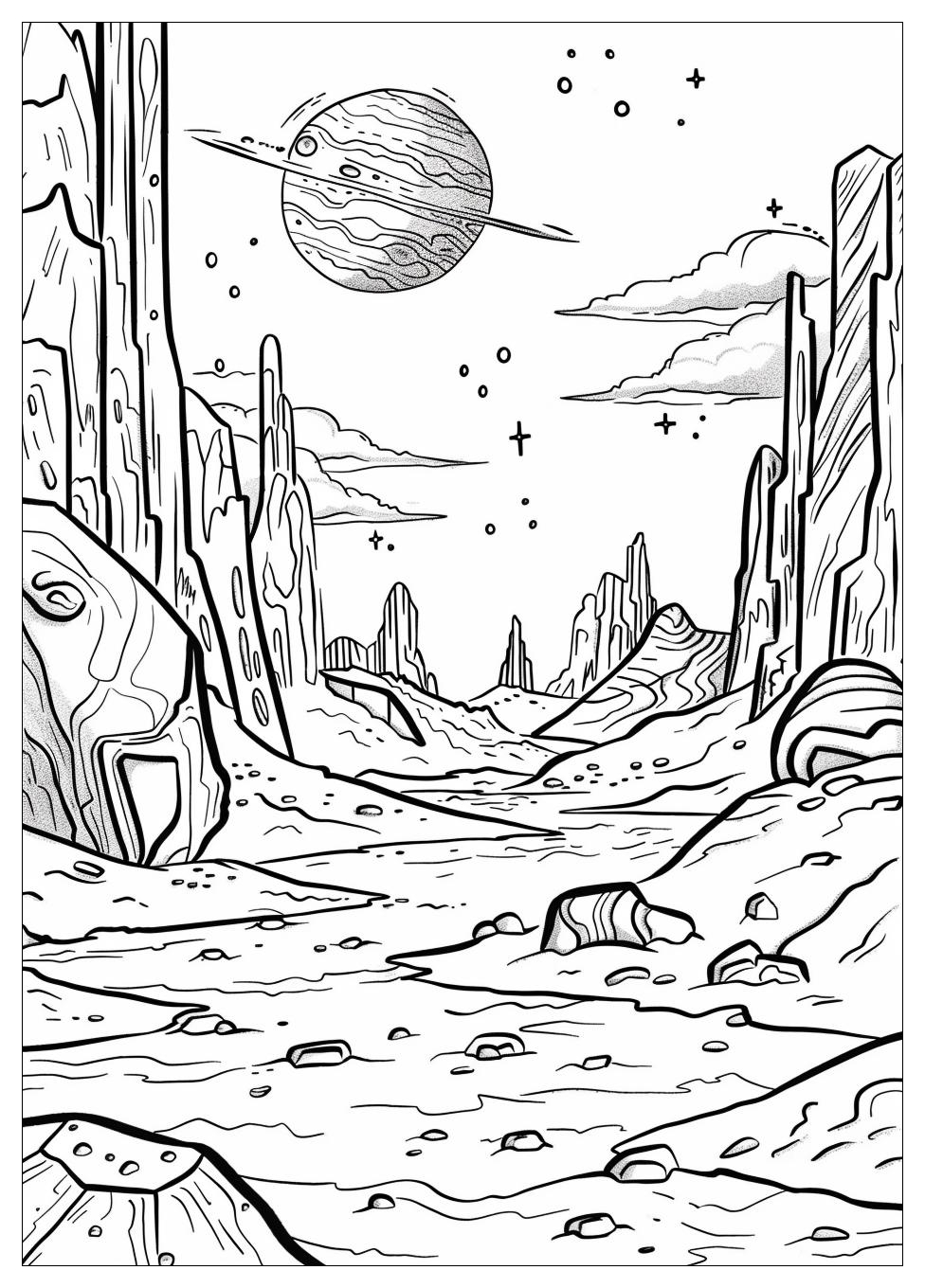 Mars Coloring Pages-7