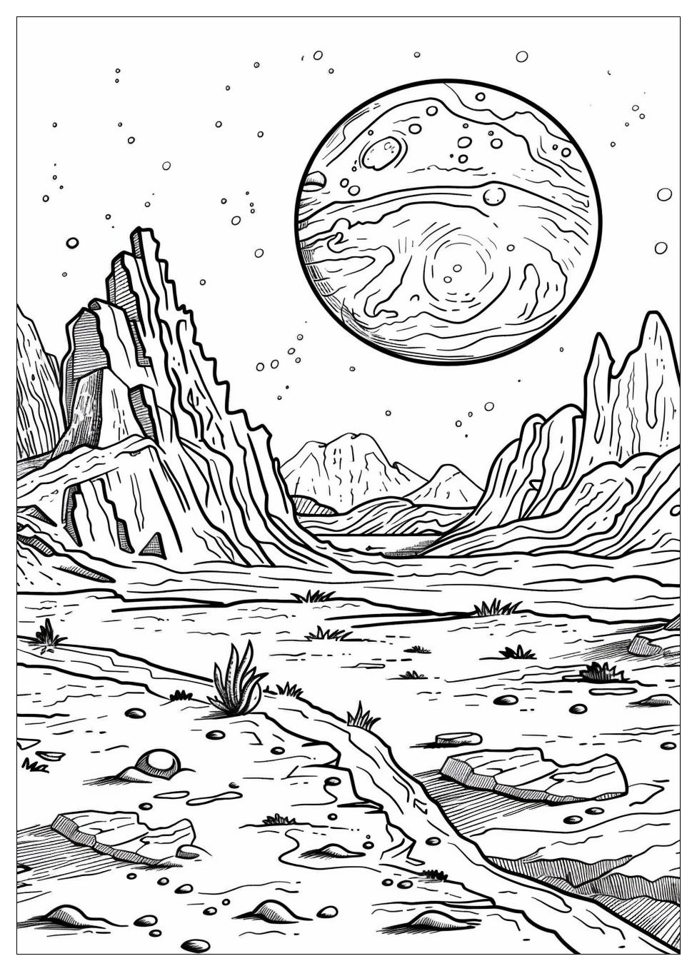 Mars Coloring Pages-9