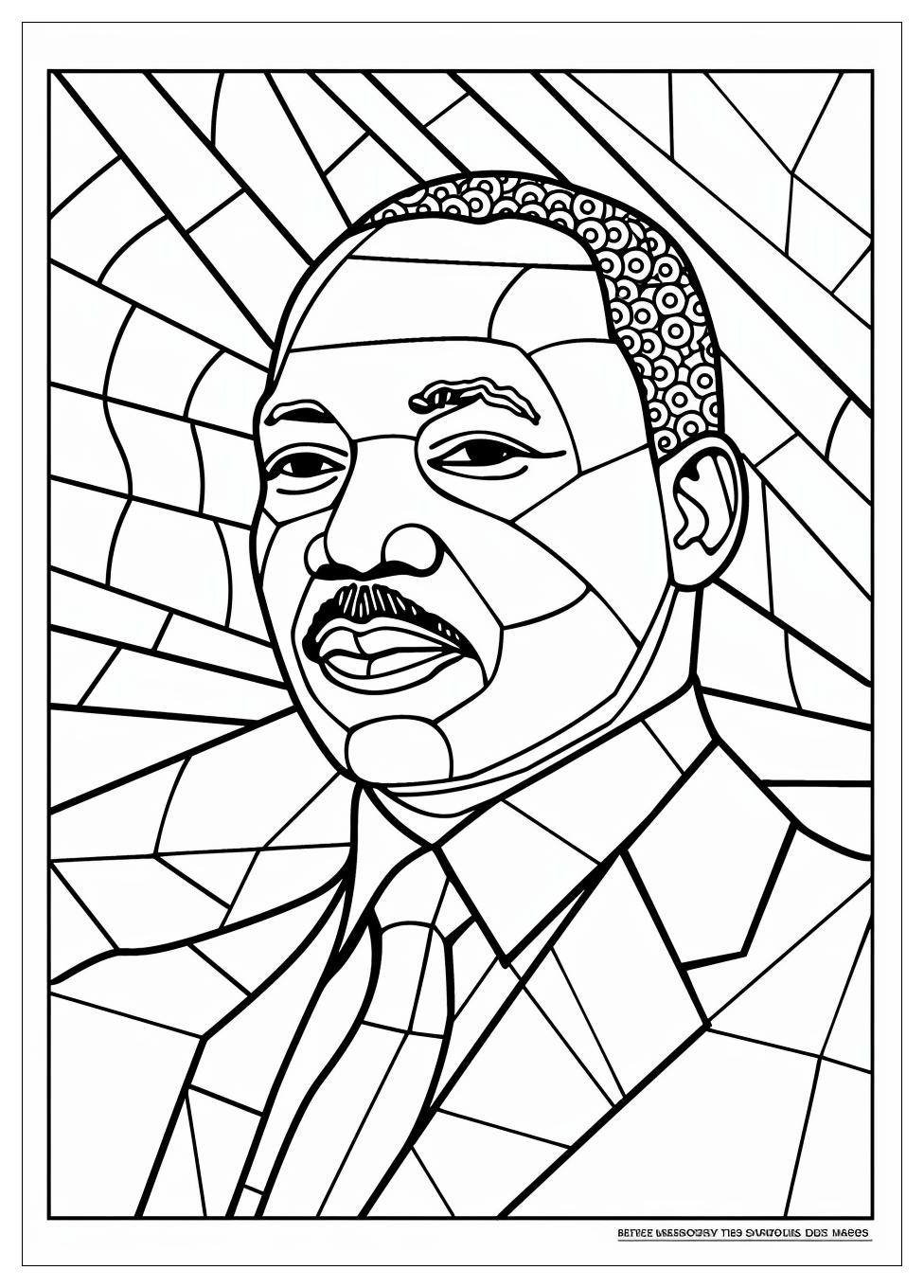 Martin Luther King Coloring Pages-1