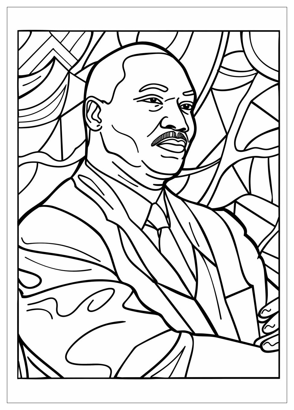 Martin Luther King Coloring Pages-12