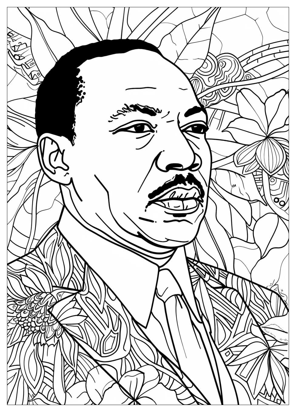 Martin Luther King Coloring Pages-14