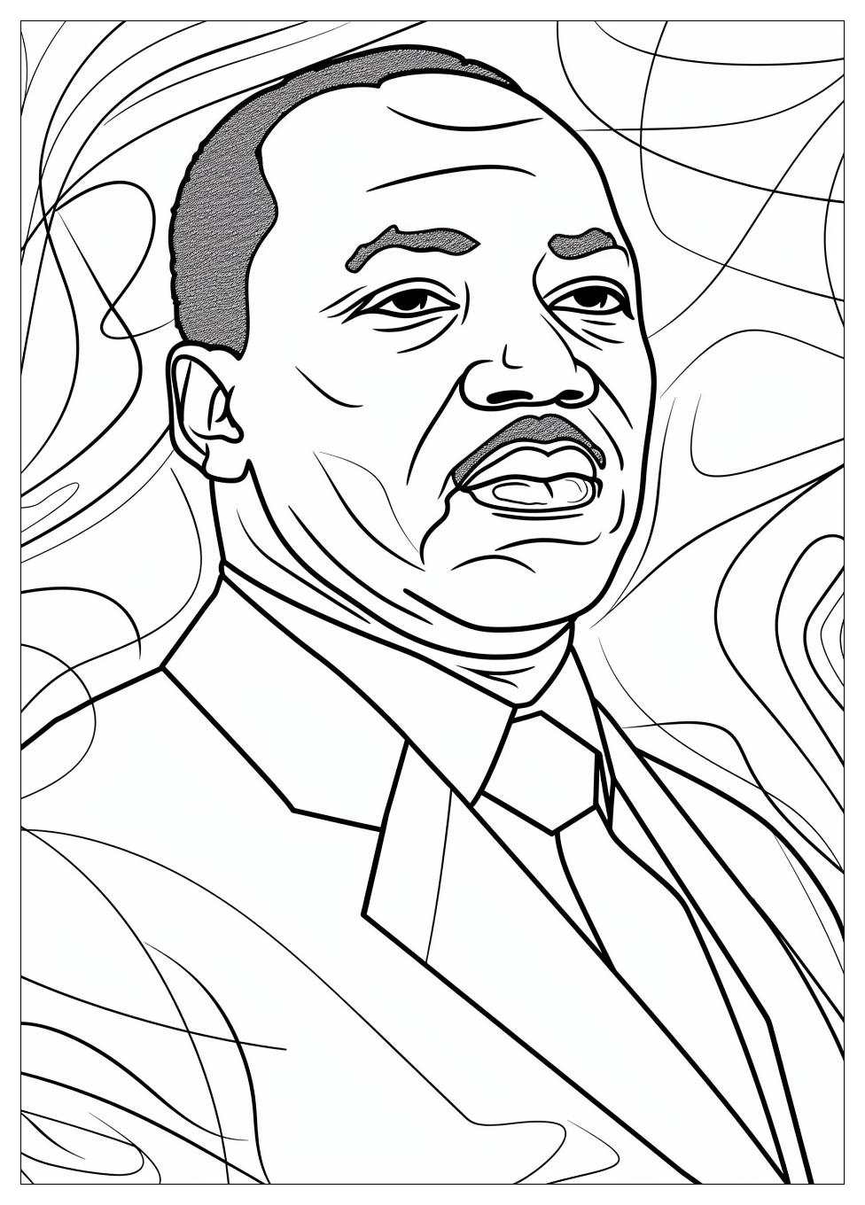 Martin Luther King Coloring Pages-17