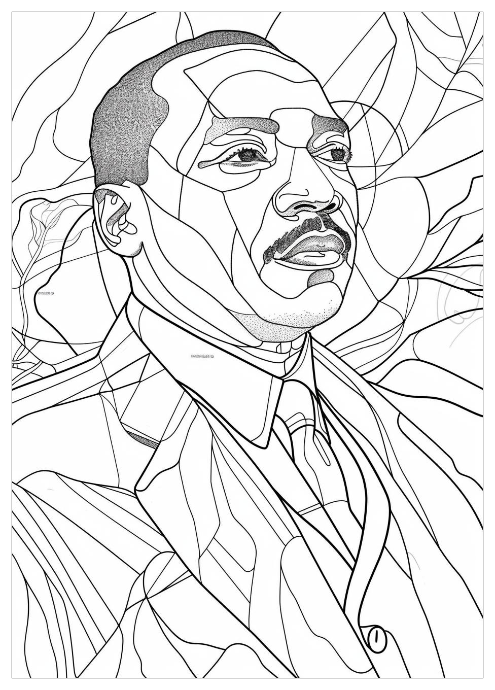 Martin Luther King Coloring Pages-19