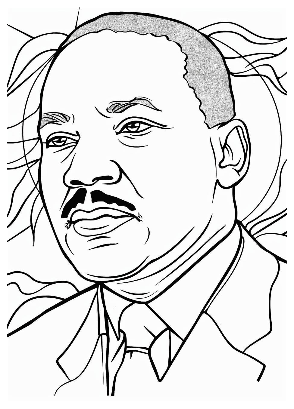 Martin Luther King Coloring Pages-7