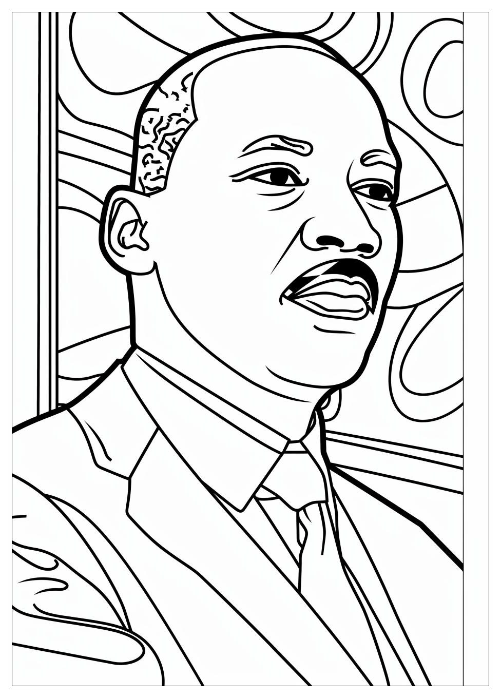 Martin Luther King Coloring Pages-9