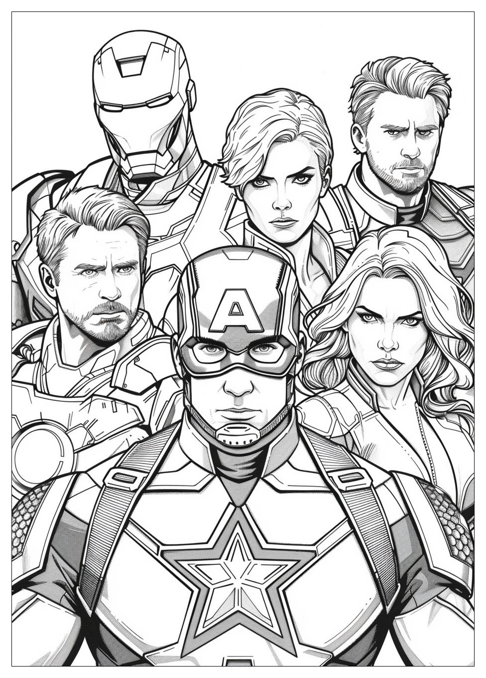 Marvel Avengers Coloring Pages-10