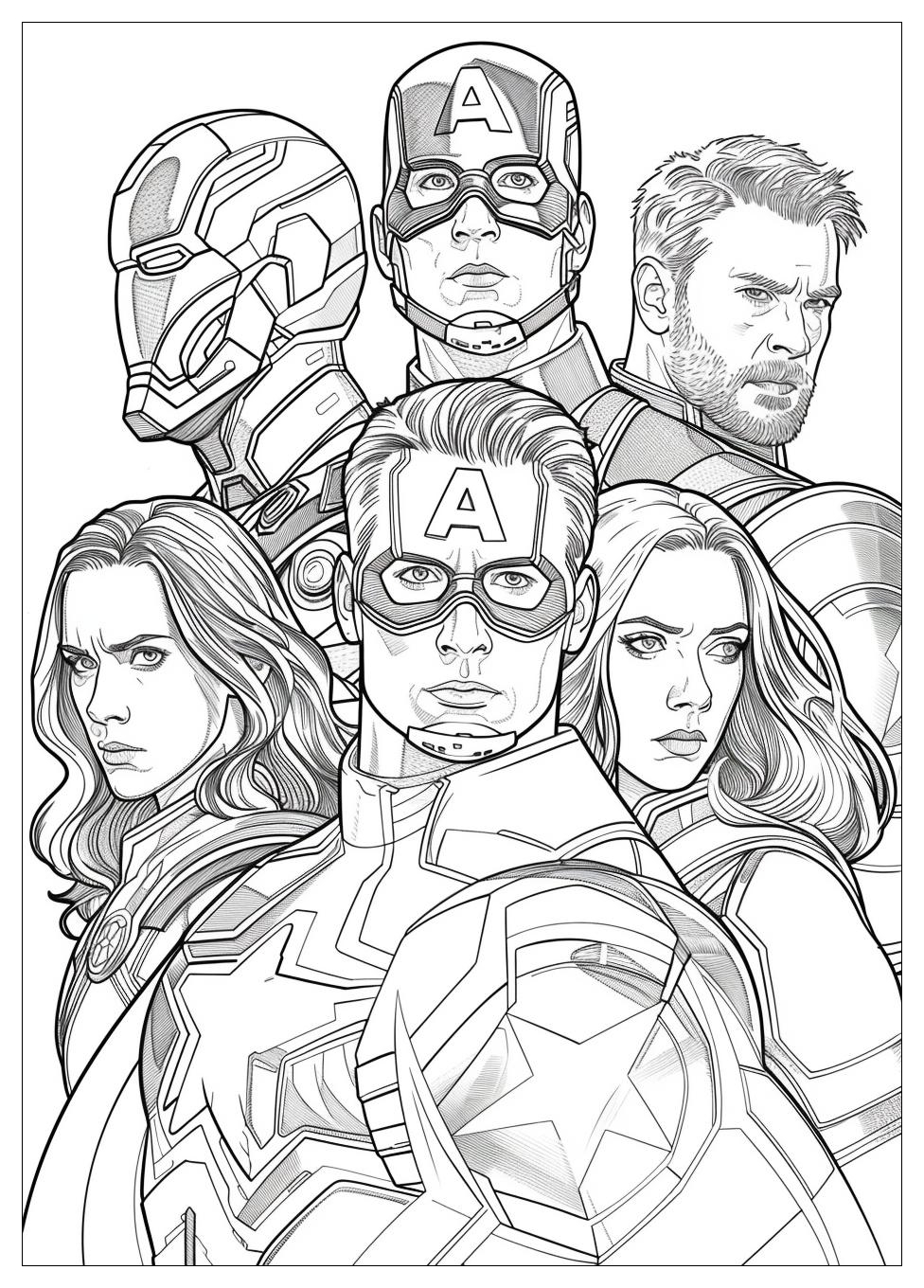 Marvel Avengers Coloring Pages-14