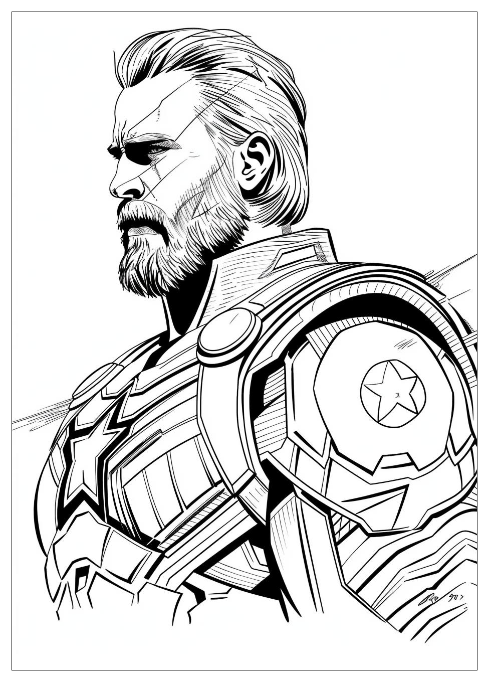 Marvel Avengers Coloring Pages-18