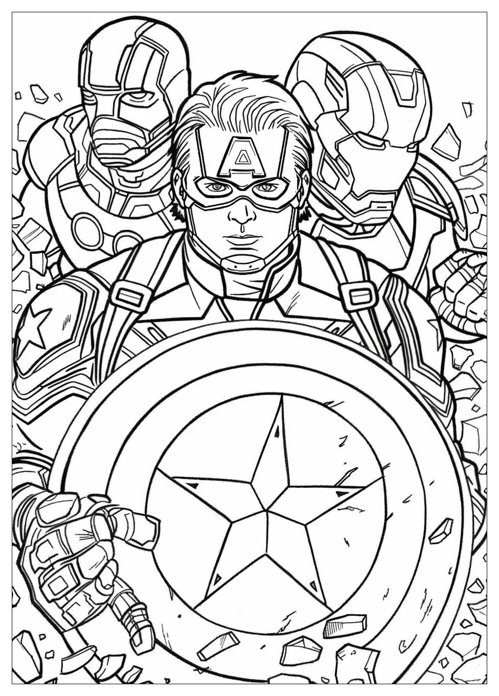 Marvel Avengers Coloring Pages-19