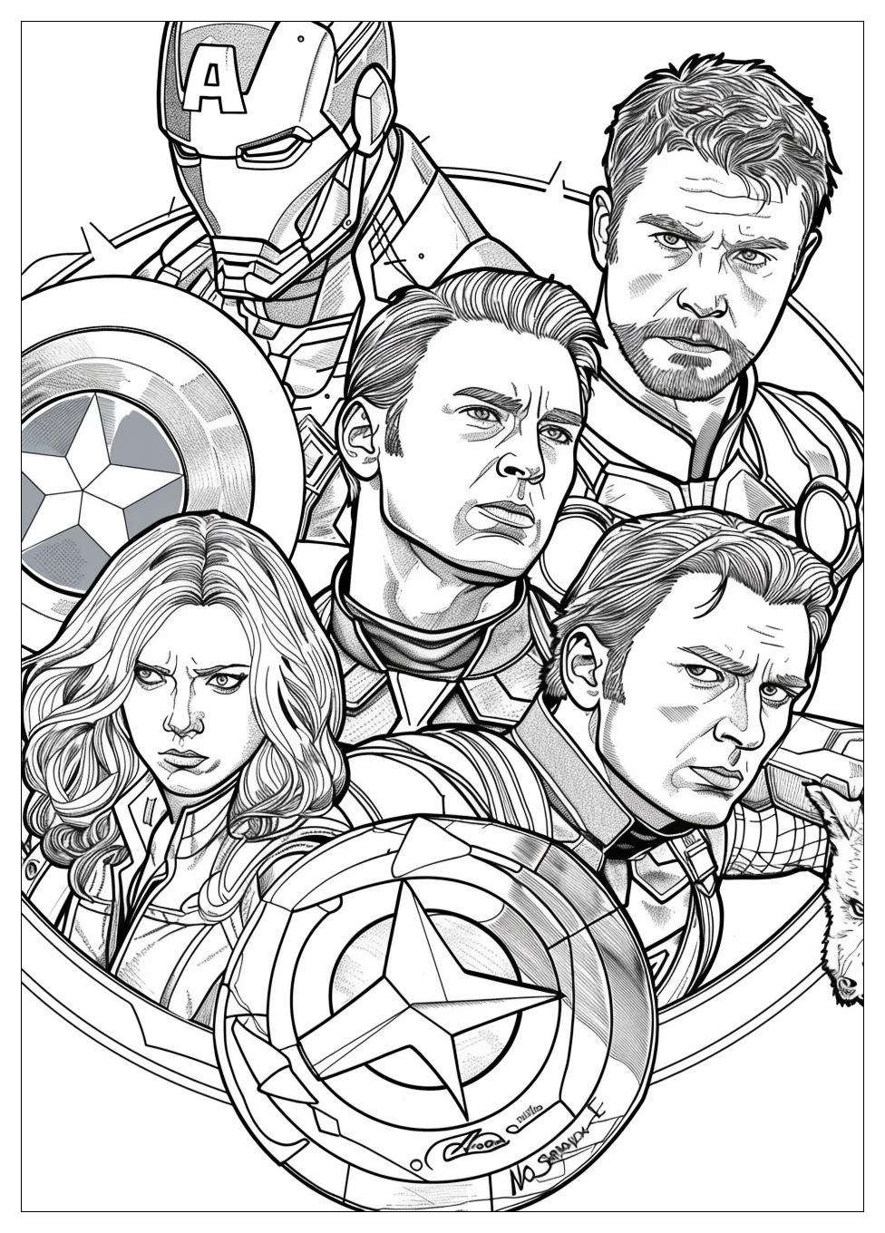 Marvel Avengers Coloring Pages-20