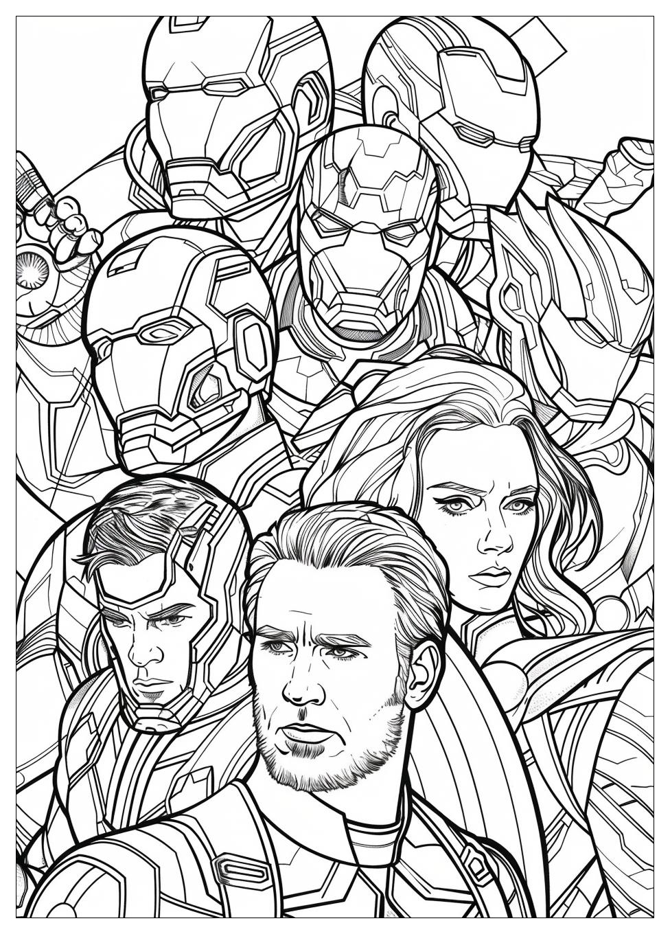 Marvel Avengers Coloring Pages-3