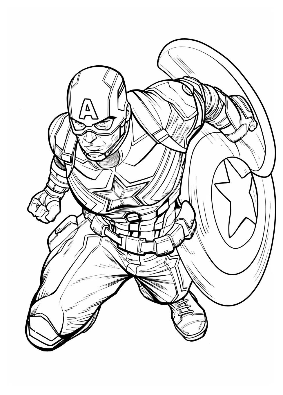 Marvel Avengers Coloring Pages-4