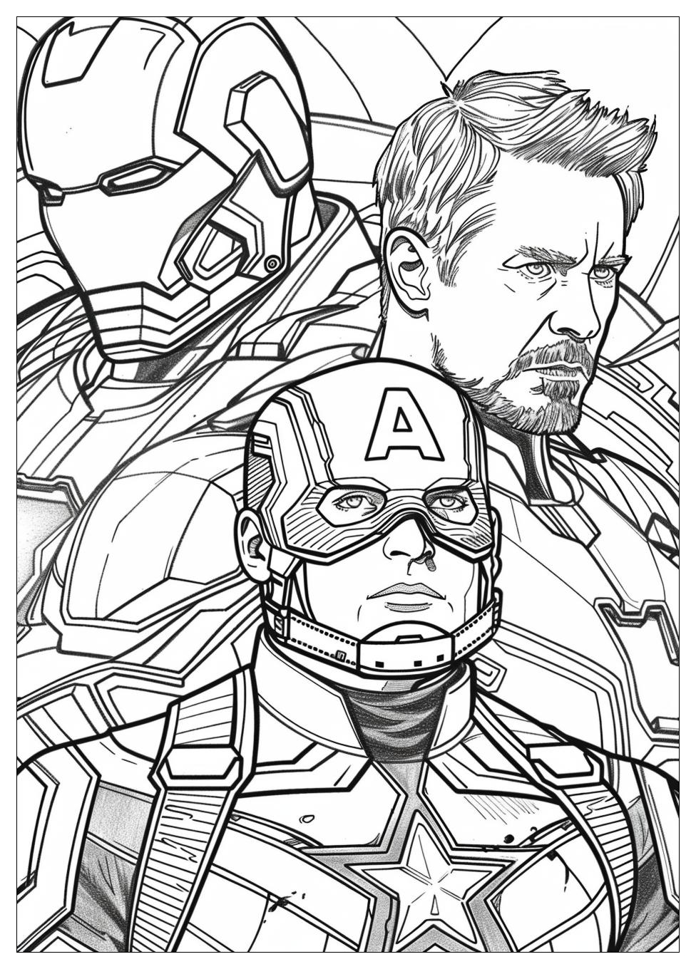 Marvel Avengers Coloring Pages-6