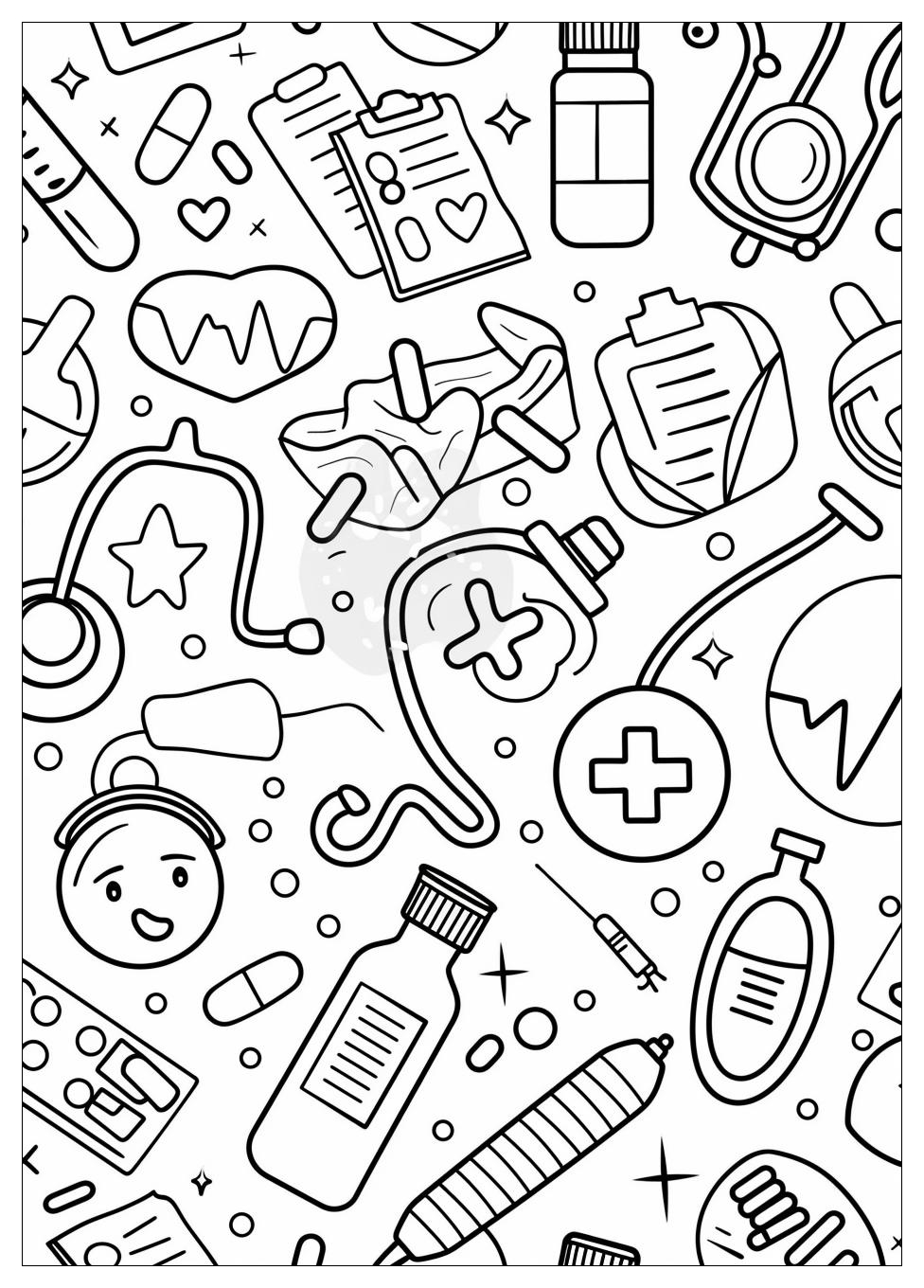 Medical Coloring Pages-12