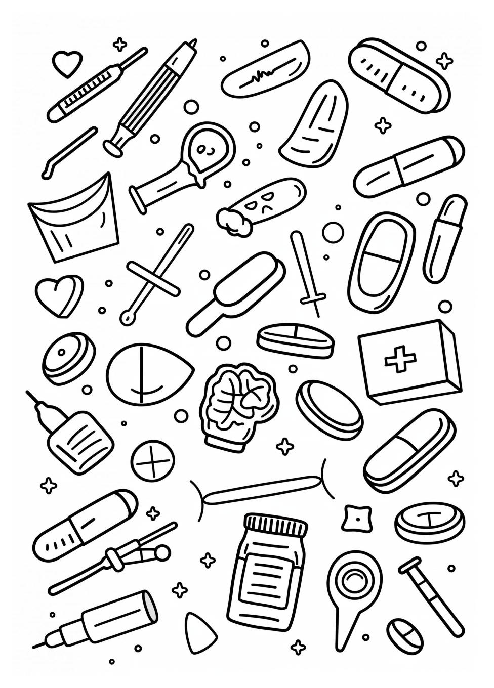 Medical Coloring Pages-2