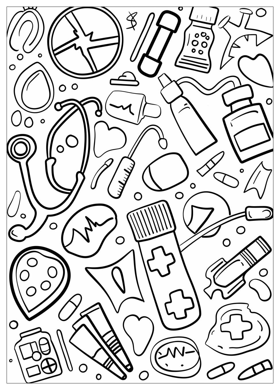 Medical Coloring Pages-5