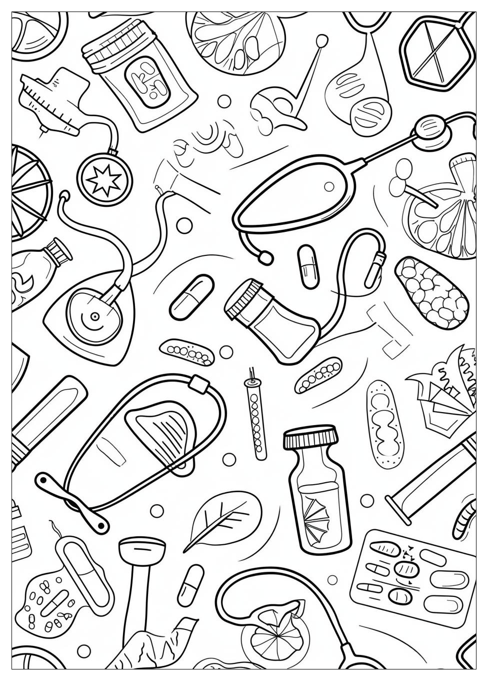 Medical Coloring Pages-7