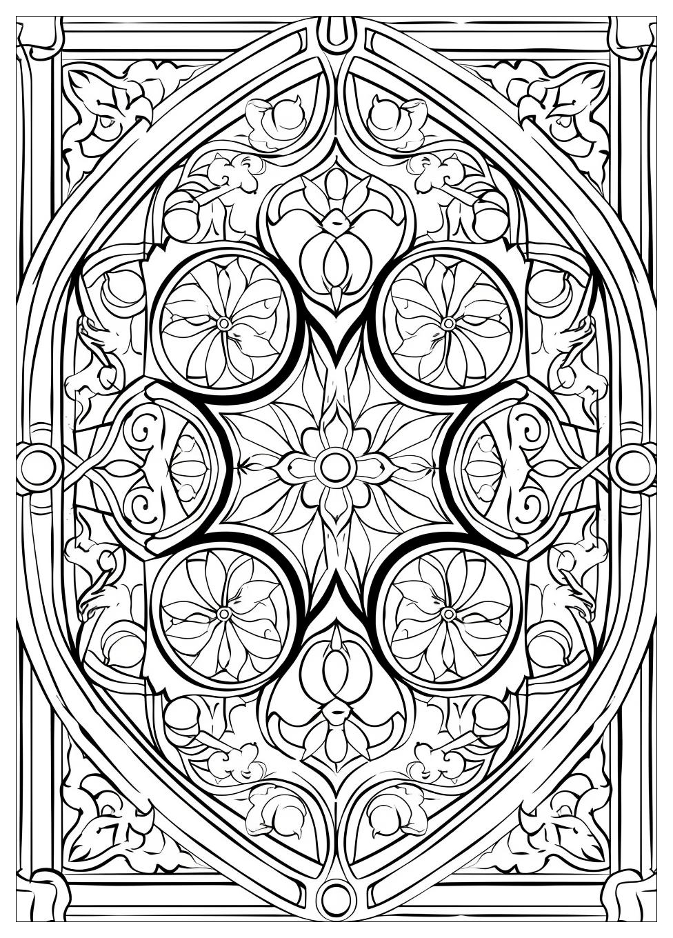 Medieval Coloring Pages-11