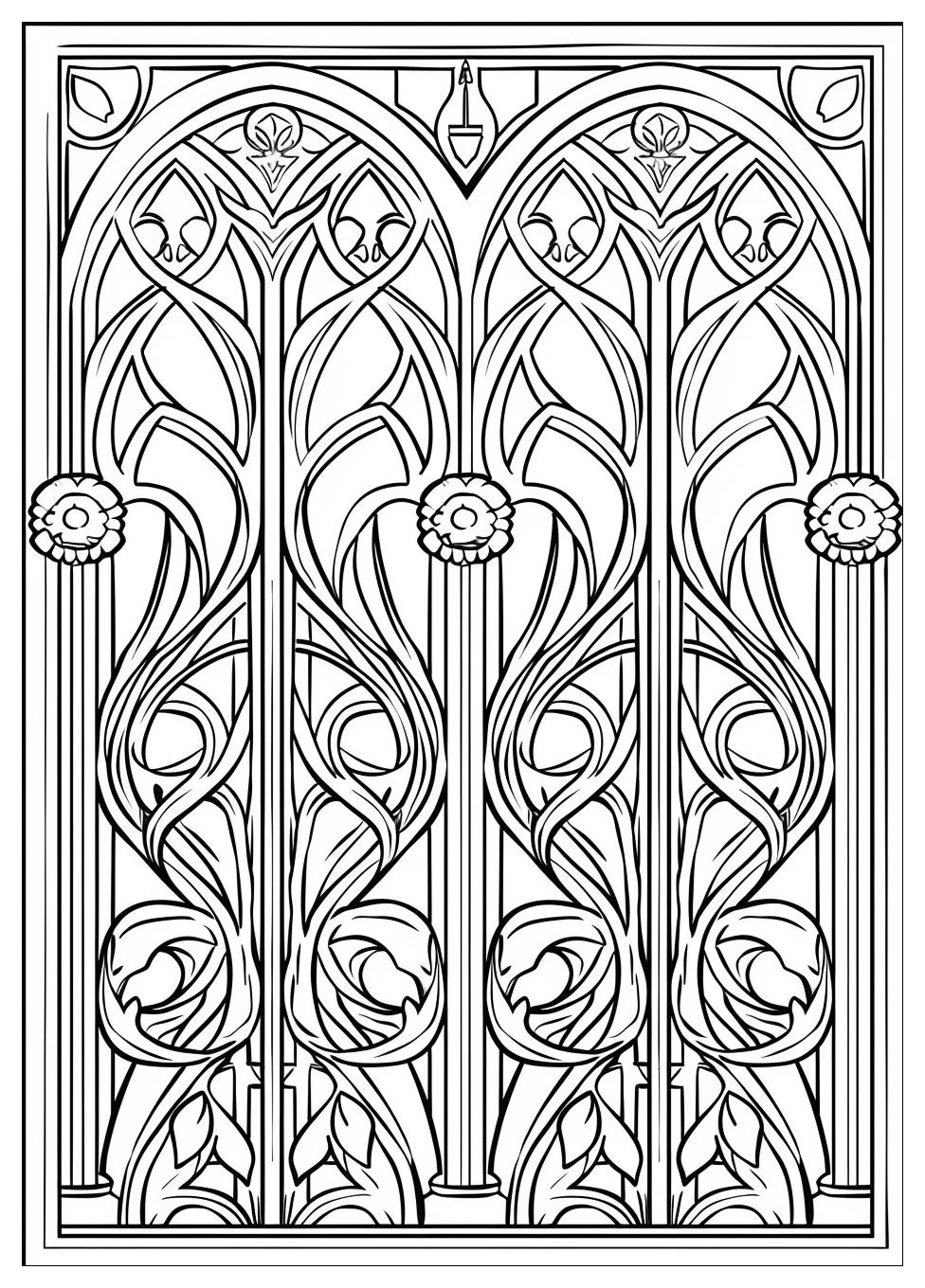 Medieval Coloring Pages-13