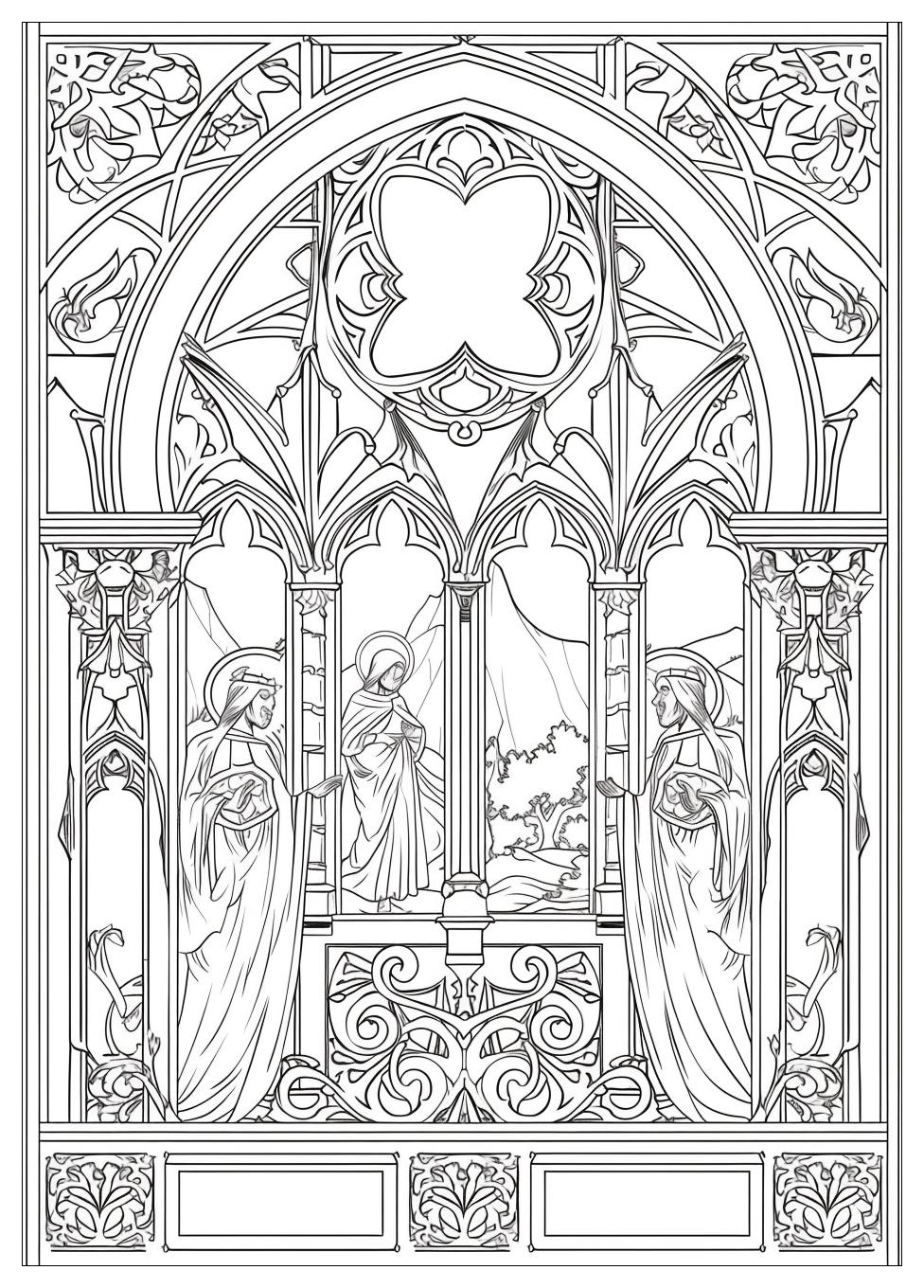 Medieval Coloring Pages-16