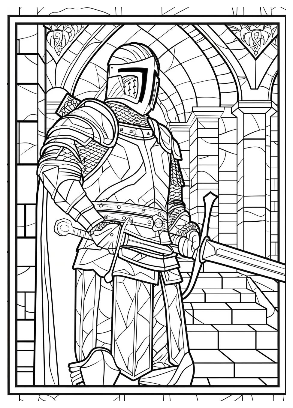 Medieval Coloring Pages-2