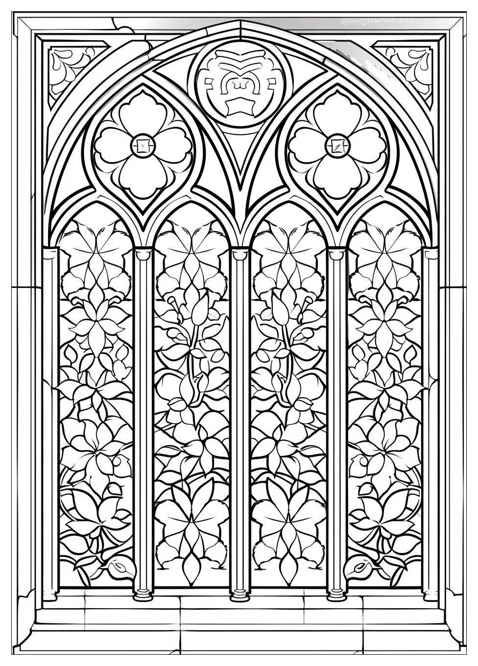 Medieval Coloring Pages-4