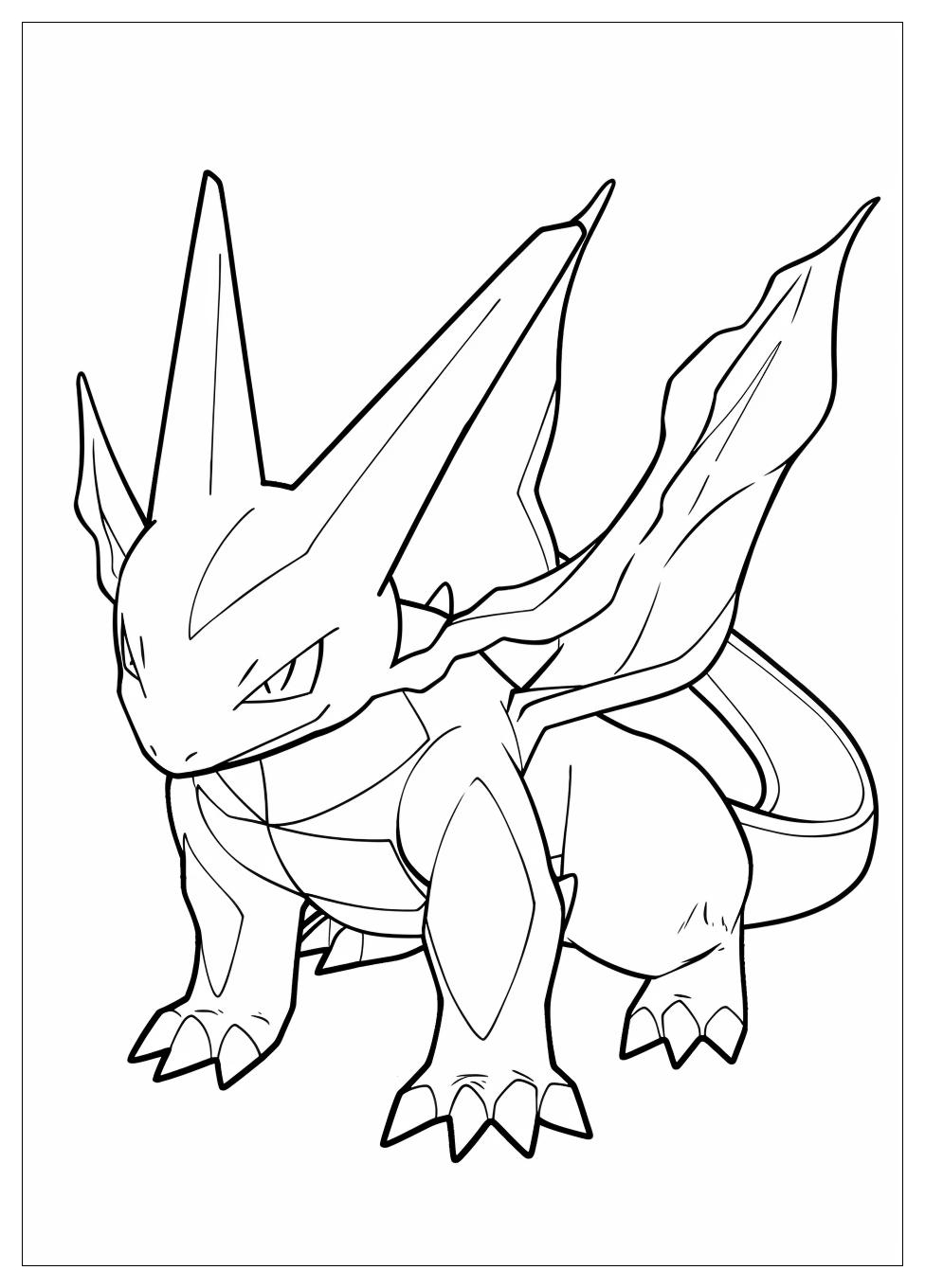 Mega Pokemon Coloring Pages-1