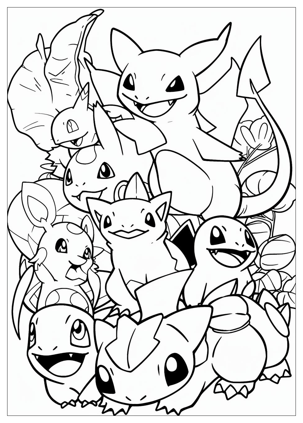 Mega Pokemon Coloring Pages-12