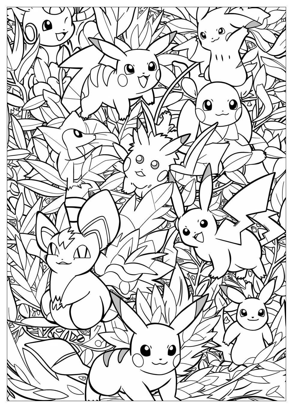 Mega Pokemon Coloring Pages-13