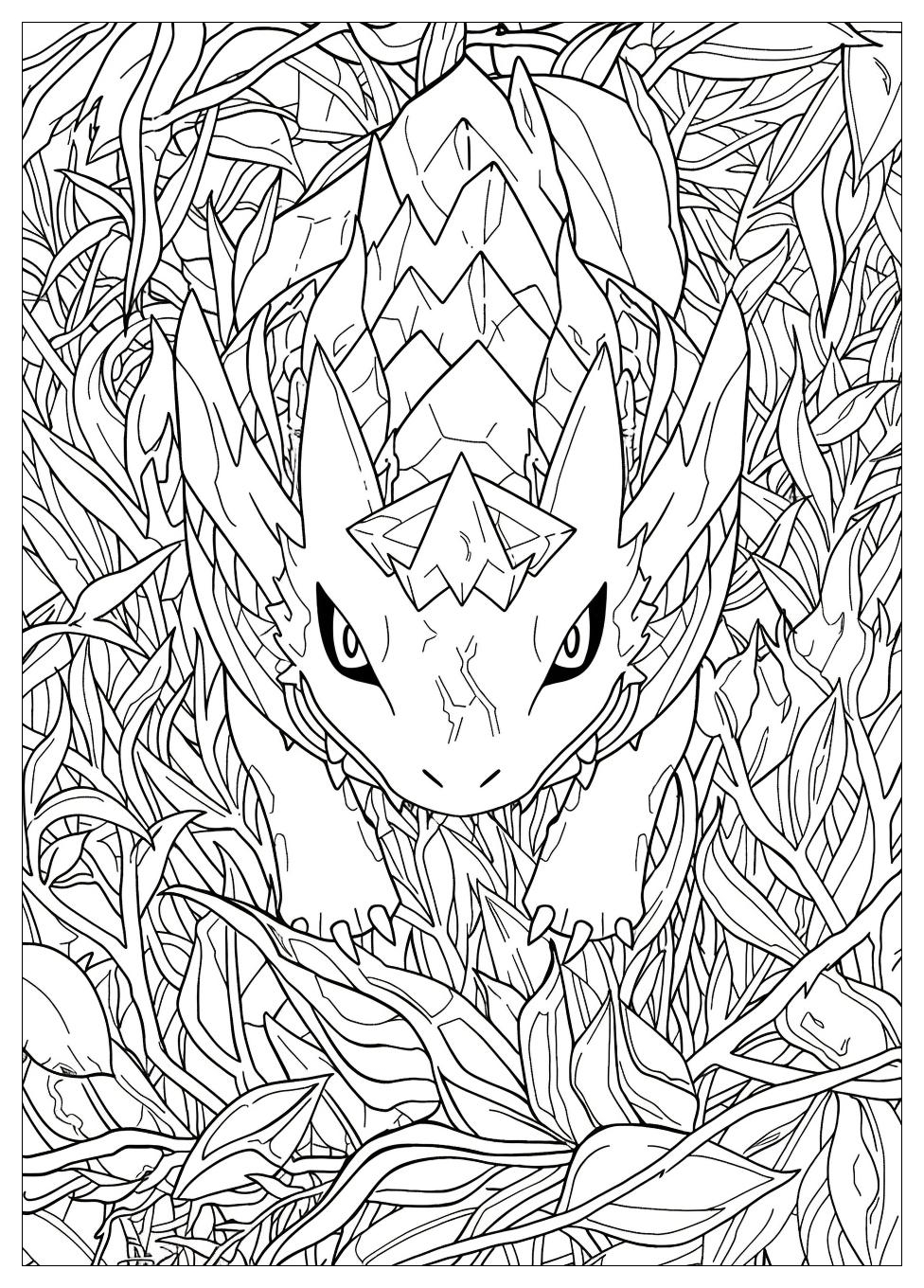 Mega Pokemon Coloring Pages-14