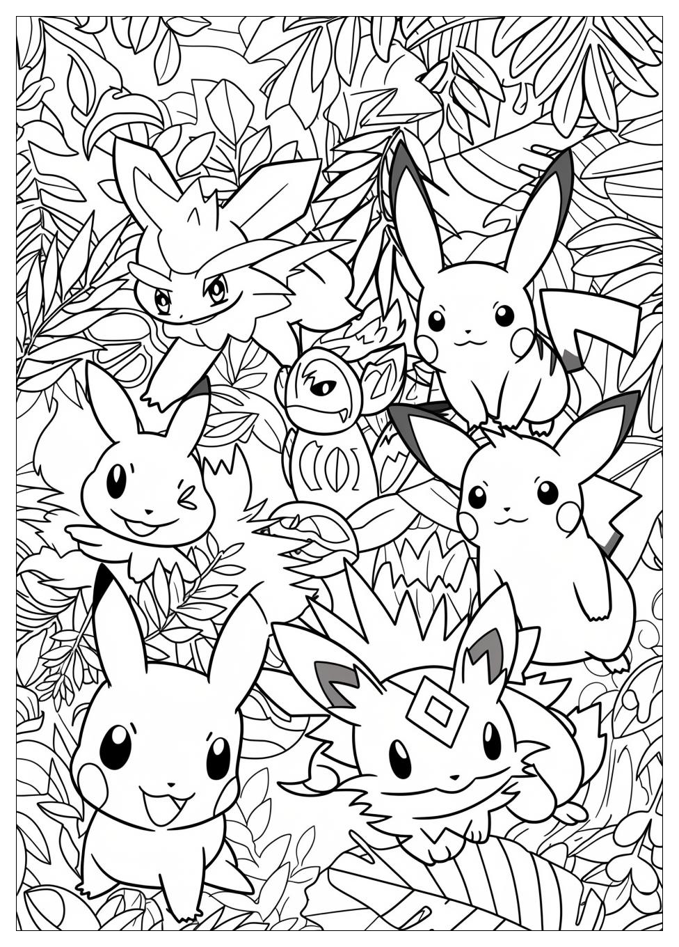 Mega Pokemon Coloring Pages-19