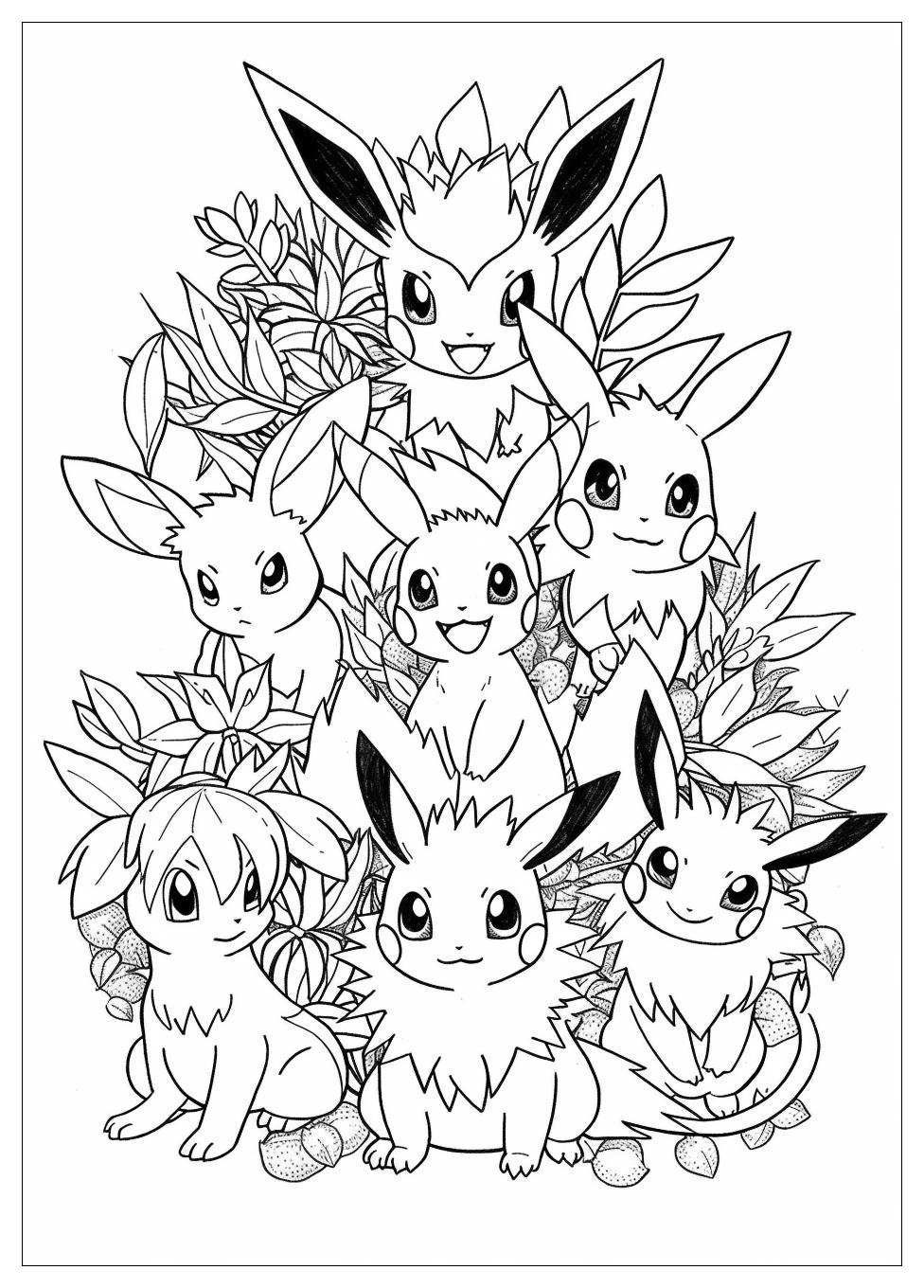 Mega Pokemon Coloring Pages-3