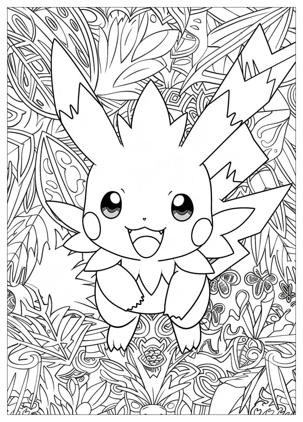 Mega Pokemon Coloring Pages-7