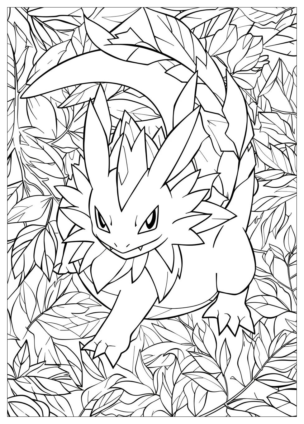 Mega Pokemon Coloring Pages-9