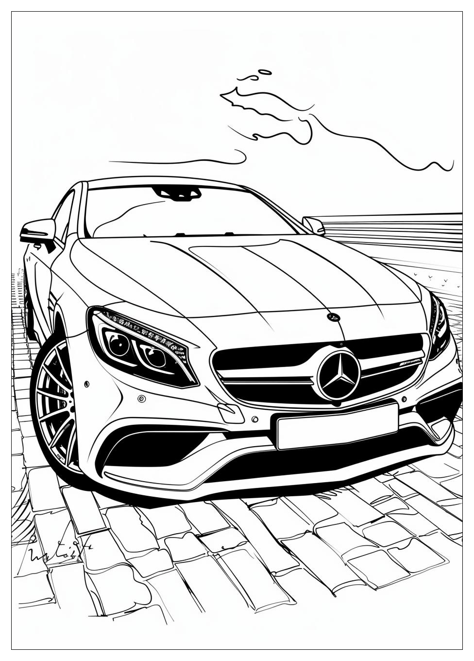 Mercedes Benz Coloring Pages-1