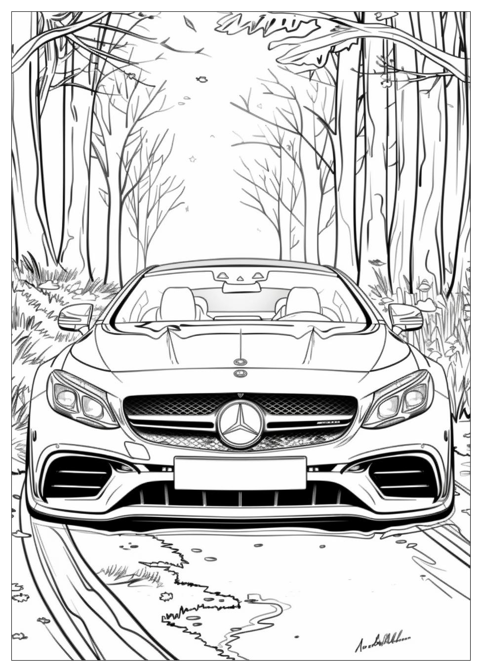 Mercedes Benz Coloring Pages-13