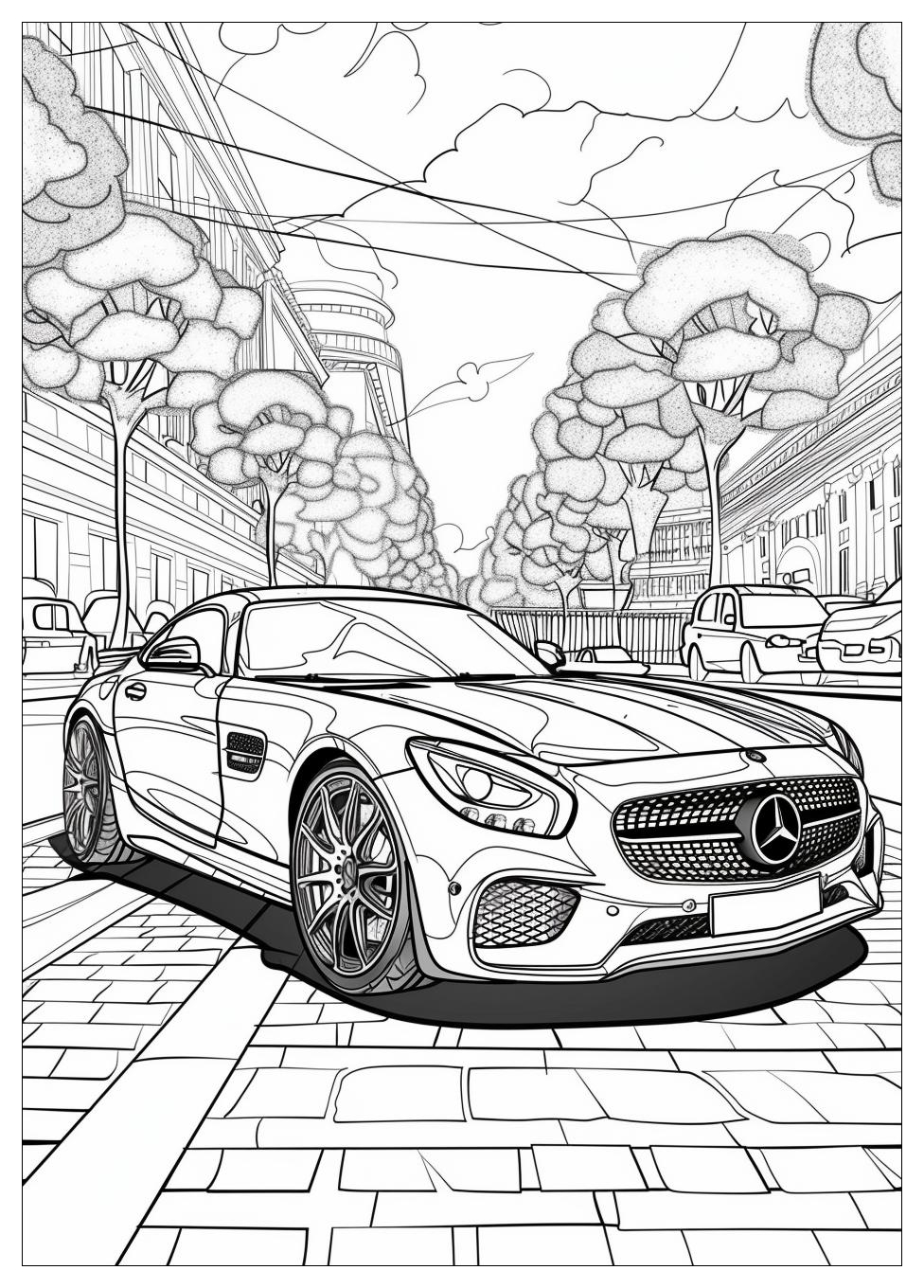 Mercedes Benz Coloring Pages-14