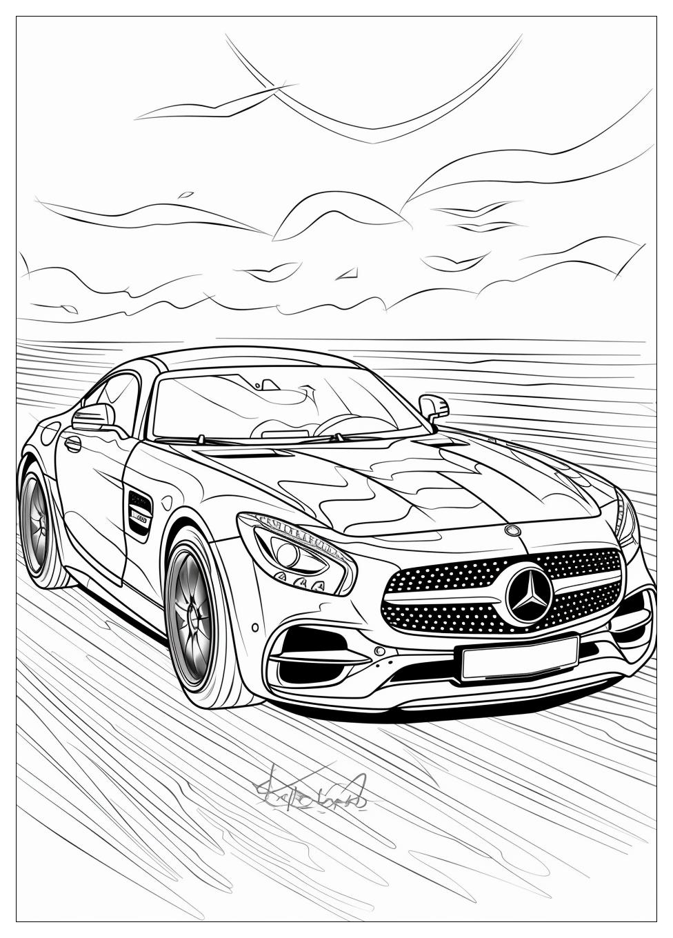 Mercedes Benz Coloring Pages-4