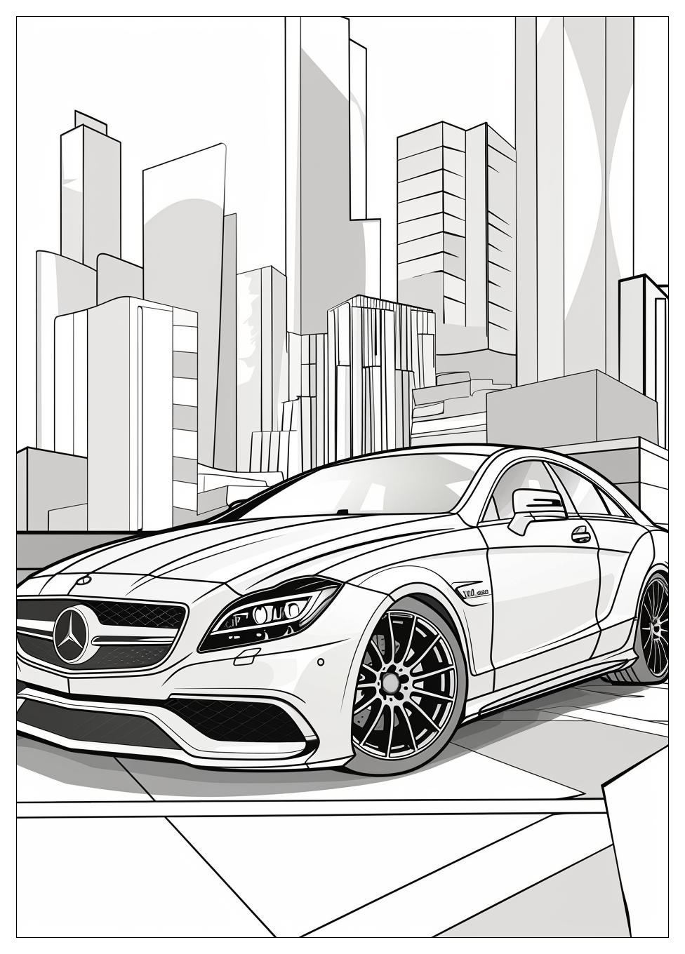 Mercedes Benz Coloring Pages-5