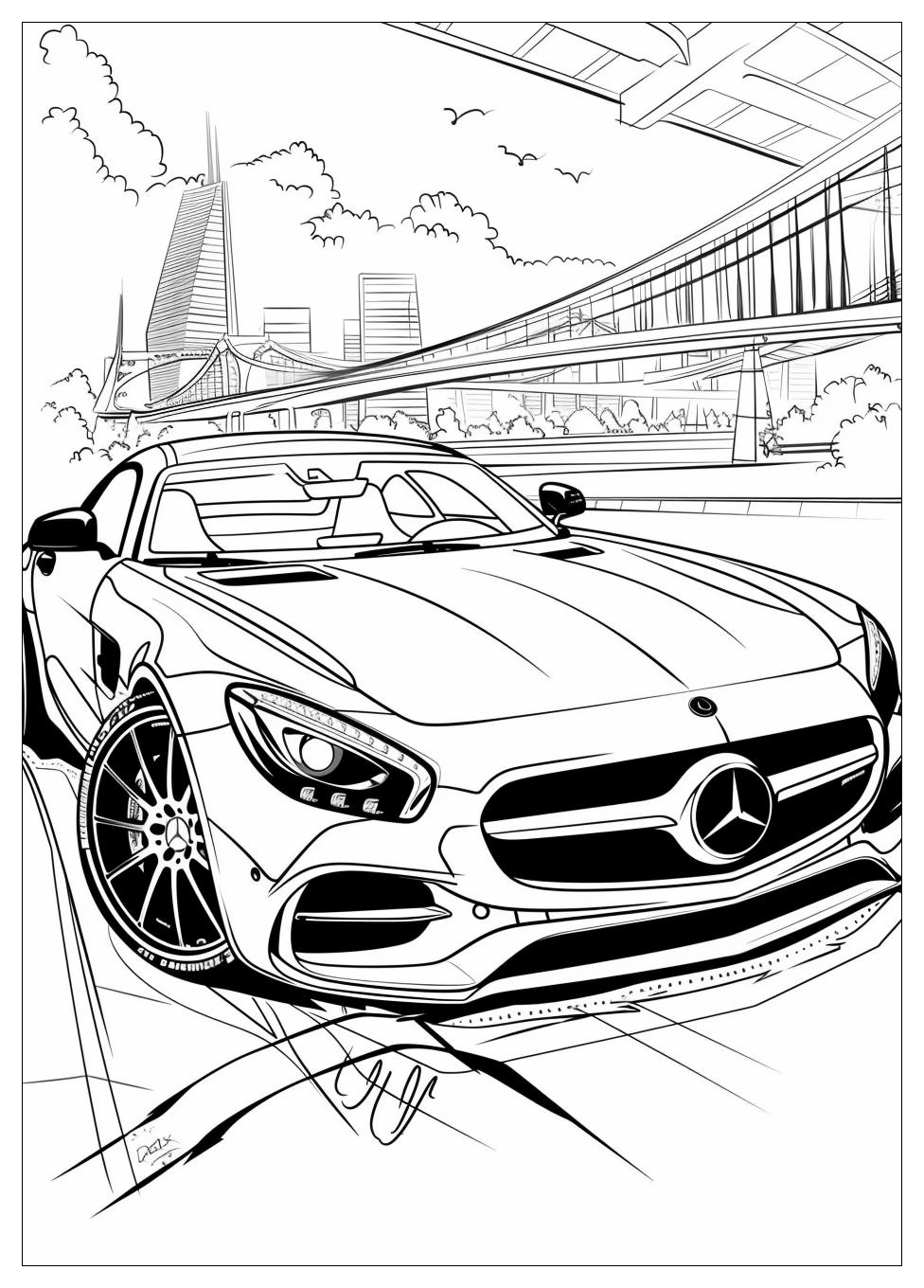 Mercedes Benz Coloring Pages-8