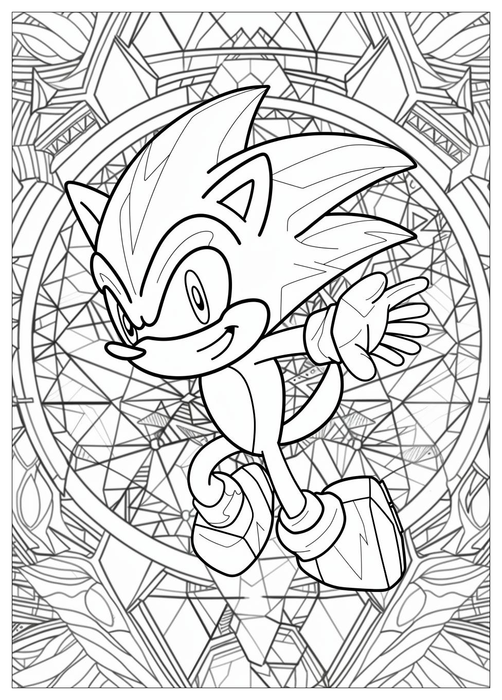 Metal Sonic Coloring Pages-14