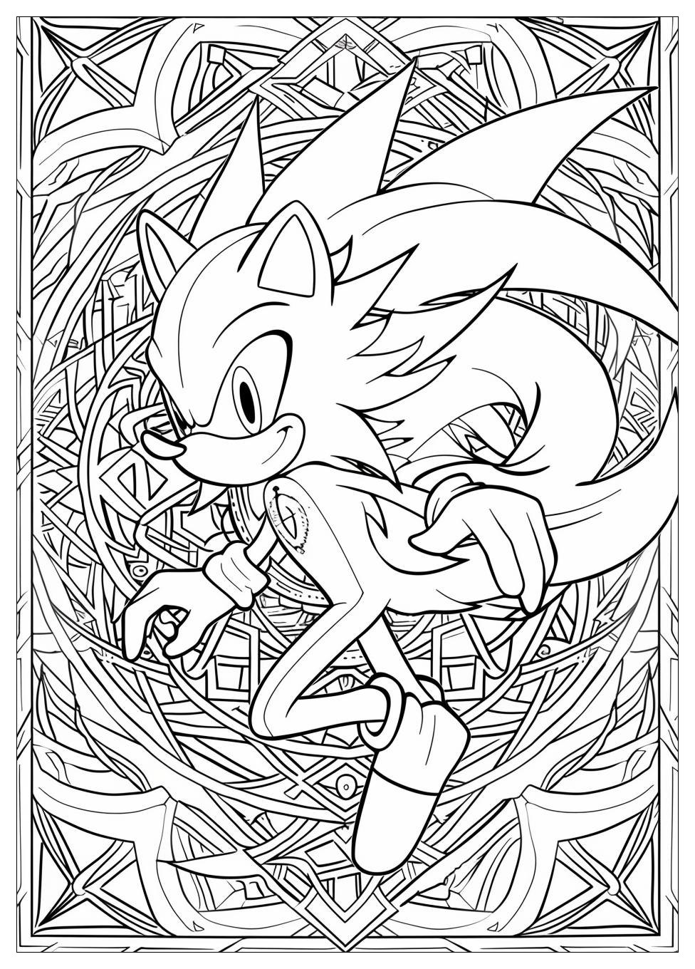 Metal Sonic Coloring Pages-16