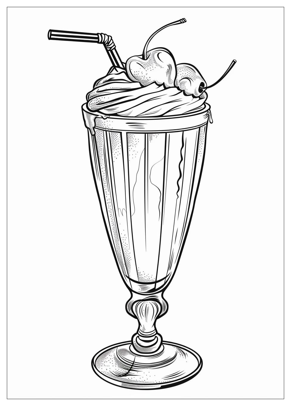 Milkshake Coloring Pages-1